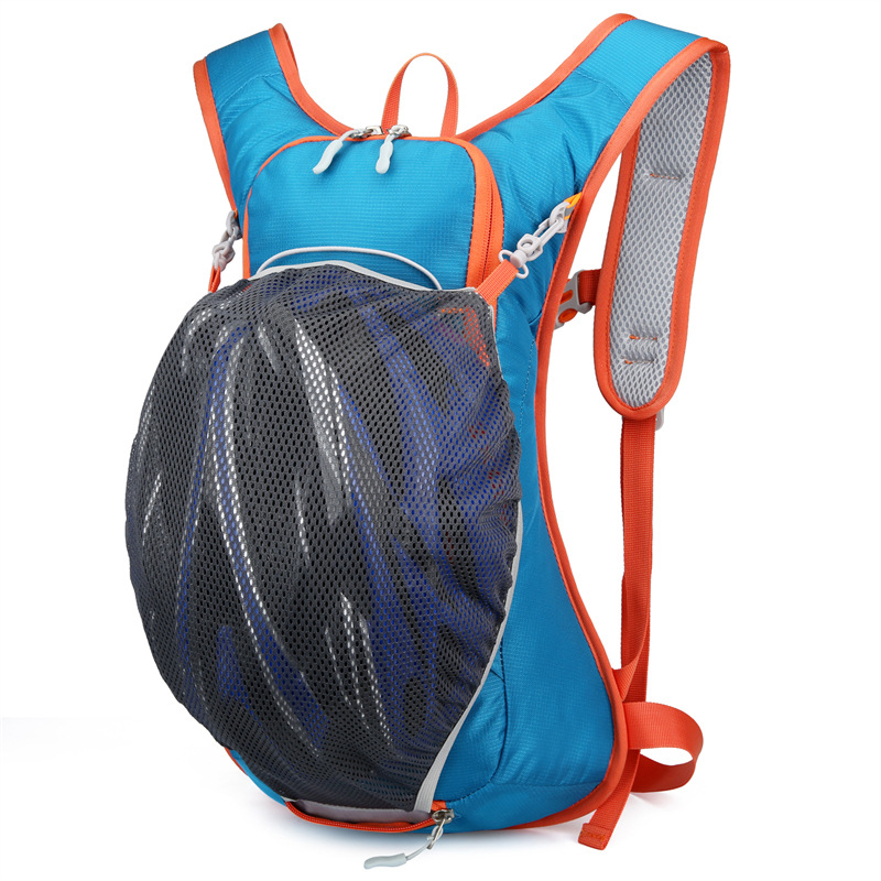 Outdoor multi-functional cycling backpack helmet storage sports running travel backpack large capacity men's and women's hiking backpack Item Picture