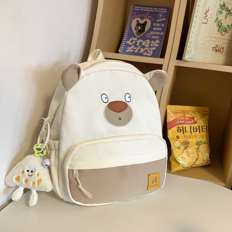 Cute backpack, cartoon college student backpack, Japanese-style funny mini schoolbag, new outdoor backpack for high school and junior high school Specification drawing