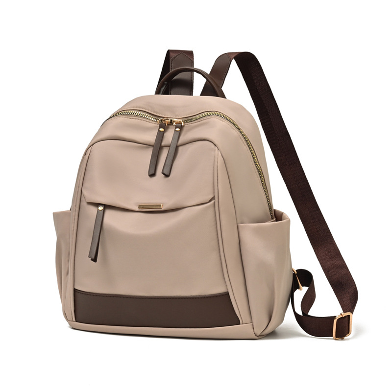Fashionable and trendy nylon backpacks, cross-border versatile travel backpacks, casual bags for women, 2025 new style women's bags wholesale Item Picture