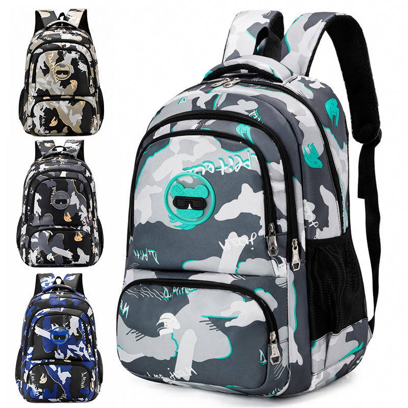 The new cross-border casual backpack with large capacity is a fashionable and simple college student backpack for travel and commuting details Picture