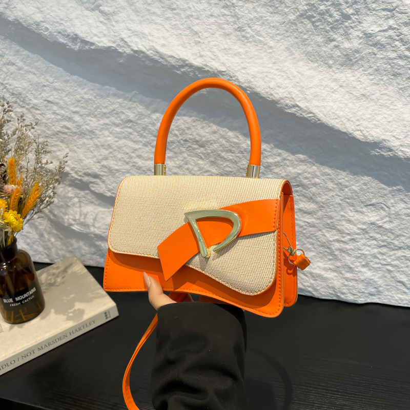 Korean version 2025 new retro trend bag, women's simple design, commuting single-shoulder bag, women's crossbody bag, women's handbag full figure