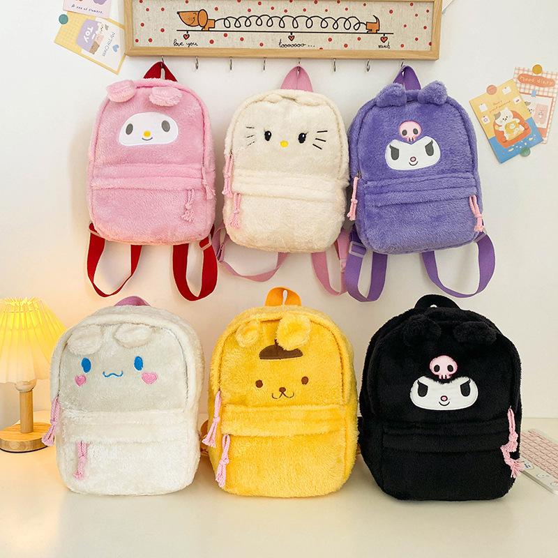 Katonkulomi plush Backpack for Girls 2023 New style Doll Bag, Meretti Children's Bag Factory direct sales full figure