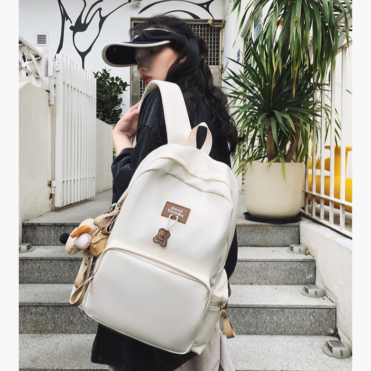 2025 New Korean version schoolbag for grades 3-6, suitable for girls, large-capacity backpack for junior and senior high school students for cross-border use full figure