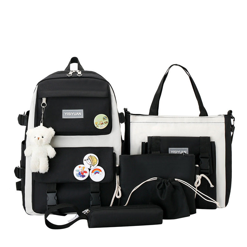 Wholesale of new schoolbags for primary school students, large-capacity backpacks for girls, Korean version casual backpacks for junior high school students, cross-border wholesale Item Picture