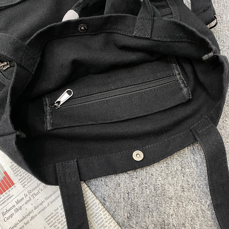 Crossbody bag, women's large-capacity tote bag, handbag, single-shoulder bag, crossbody bag, Japanese canvas bag, men's and women's school backpacks Application Scenario