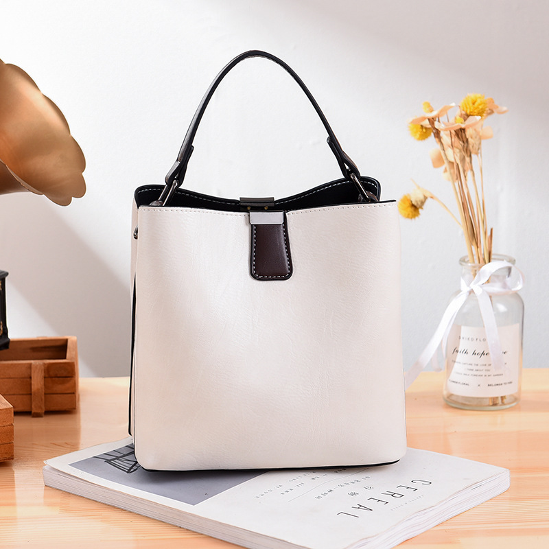 Bucket bag Women's bag 2022 New style small bag Women's fashionable and simple crossbody handbag single-shoulder Korean version export consignment Specification drawing