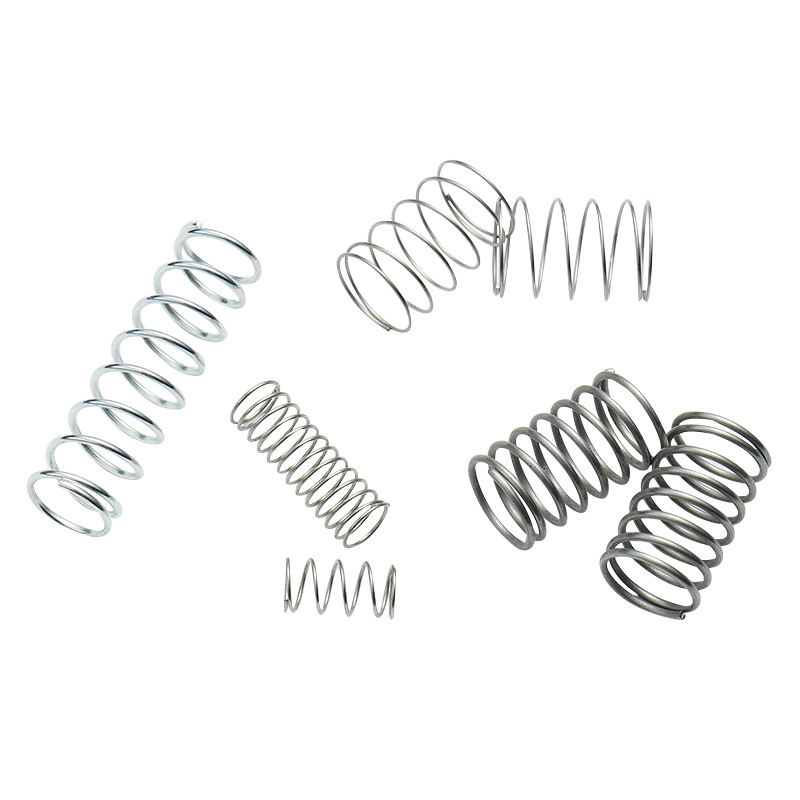 Spring stainless steel compression shock-absorbing spring, yellow large and small pressure rebound compression spring, wire diameter special-shaped spring, 8,000 types in stock Item Picture