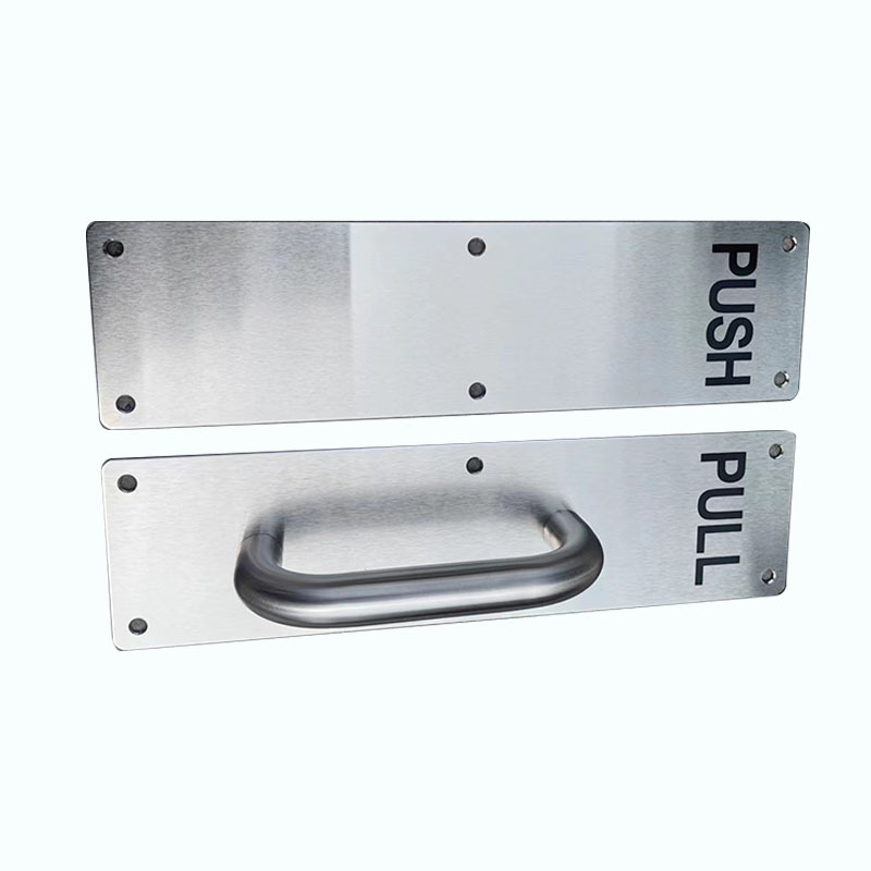 Wholesale of thickened stainless steel sliding plate exposed handle, channel door sign handrail, fire protection door handle hardware Item Picture
