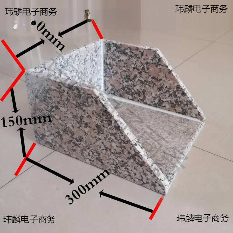 Granite water dustpan finished marble water dustpan, water holding stone water under the drain pipe of the water sink details Picture