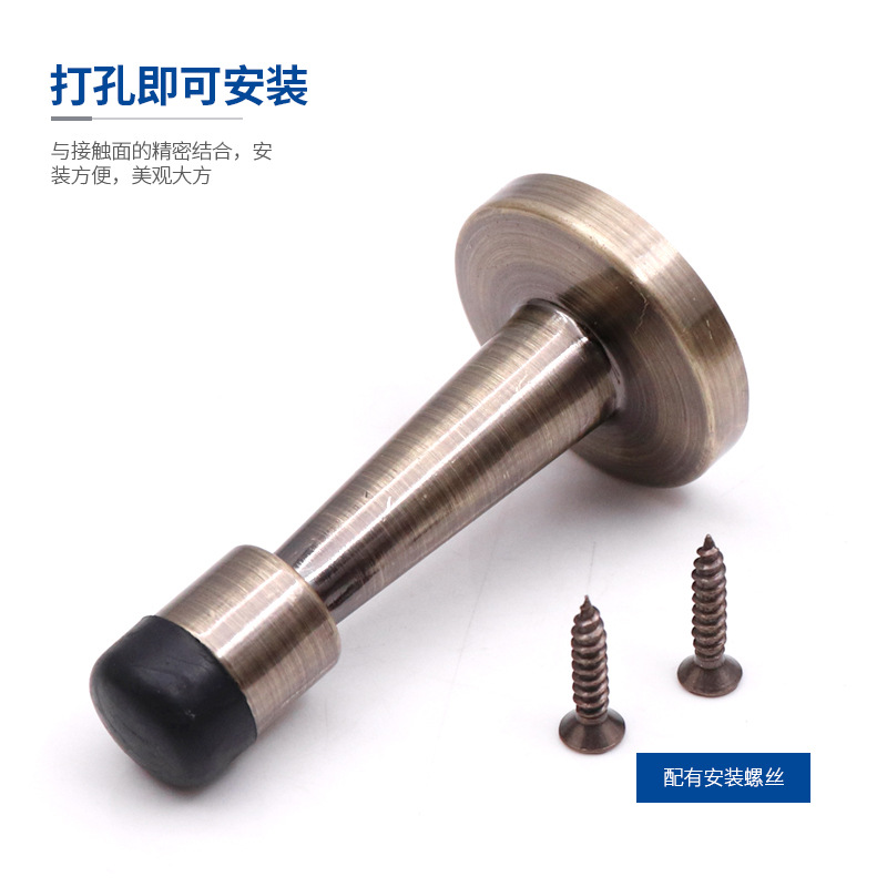 Anti-collision door, door stop, bathroom alloy door top, thickened door accessories, rubber door top, cross-border door stopper, door stop Application Scenario