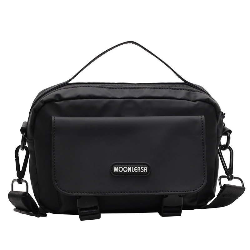 Japanese-style workwear, retro crossbody bag, small bag, men's trendy brand, casual and versatile, student phone bag, small crossbody bag, women's summer Item Picture