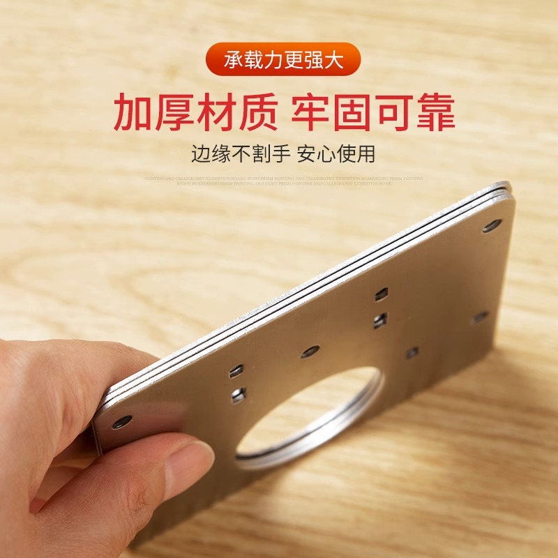 Fixed cabinet door, cabinet board, hinge board, hinge reinforcement board, installation board, pad board, repair board Specification drawing