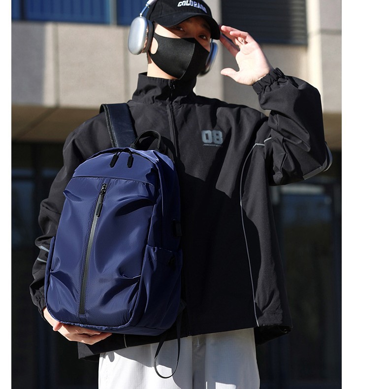 2025 Simple, casual, elegant and large-capacity backpack for men, business computer bag, trendy outdoor travel backpack Specification drawing