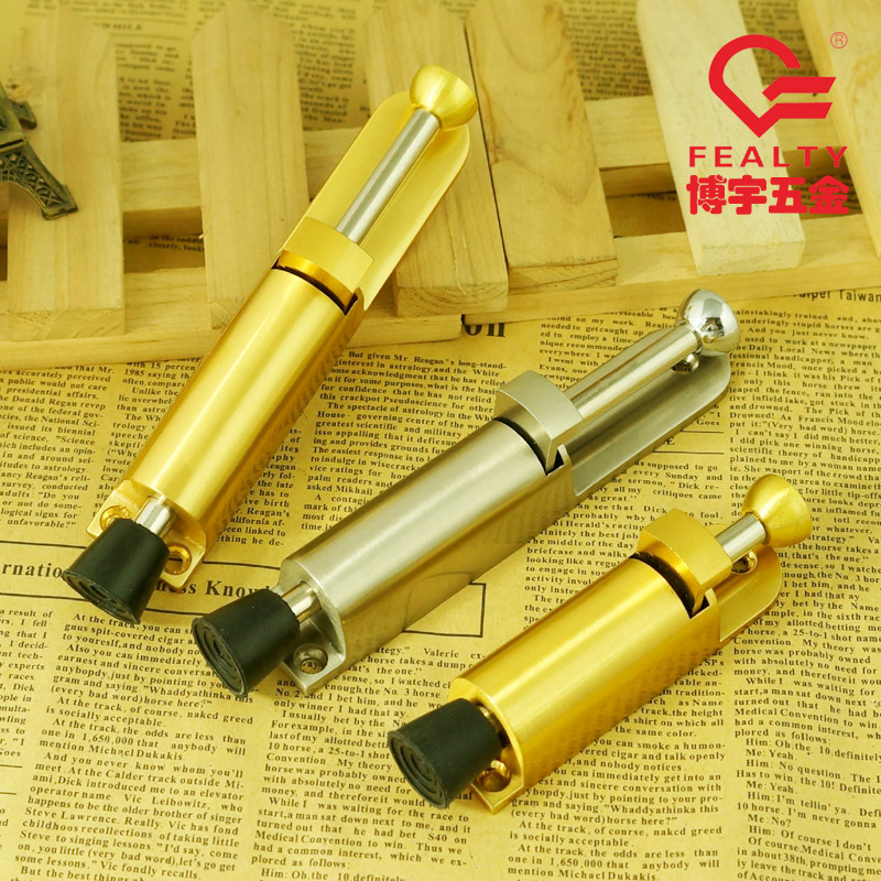 Foot pedal door, zinc alloy door brake, door fixator, fixed at any Angle, foot pedal door, door support, door collision resistance Specification drawing
