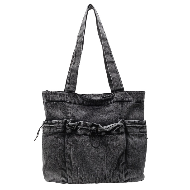 A new cross-border versatile and fashionable denim bag for children, a new simple and fashionable women's bag for daily commuting Item Picture