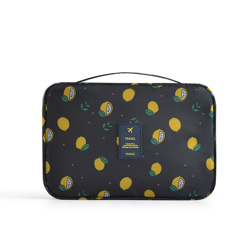 Travel toiletry bag, patterned makeup bag, multi-functional hand-held large-capacity storage bag, can be hung toiletry bag Item Picture