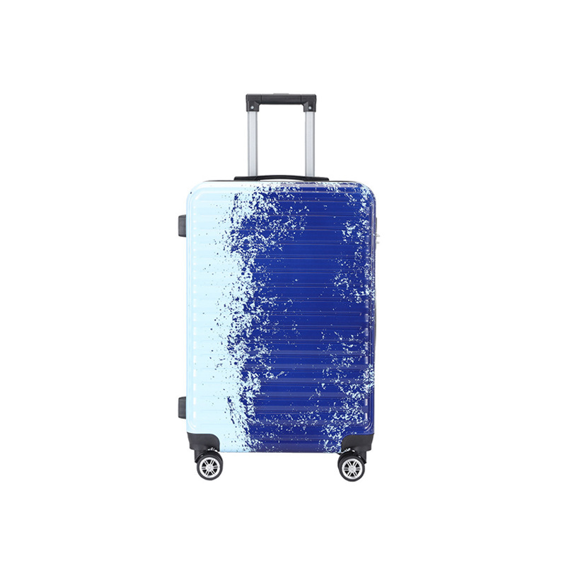 Customized ABS luggage, fashionable and casual, large-capacity zipper and handle suitcase, high appearance level, hard shell travel suitcase for men and women details Picture