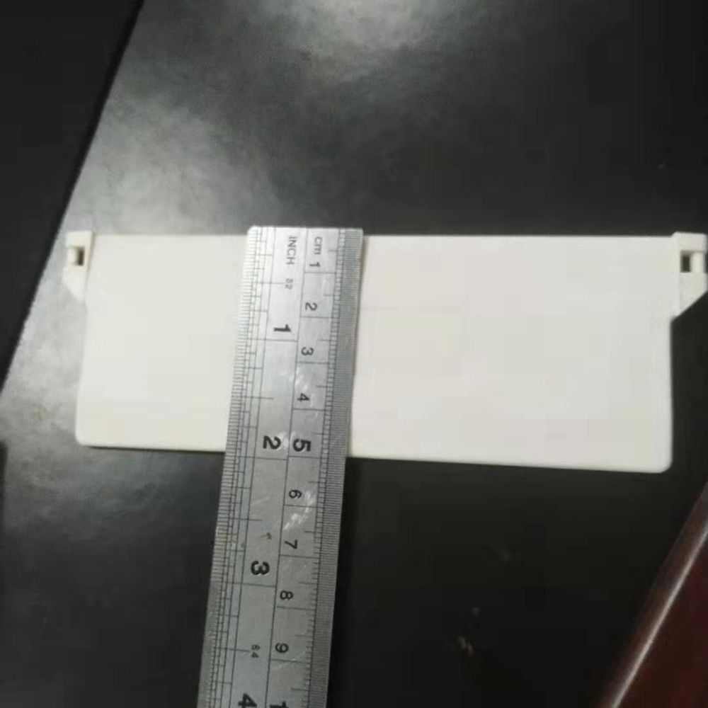 Cross-border retail manufacturers supply 127MM vertical curtain base plates, vertical curtain plastic board accessories, and vertical louver accessories Specification drawing