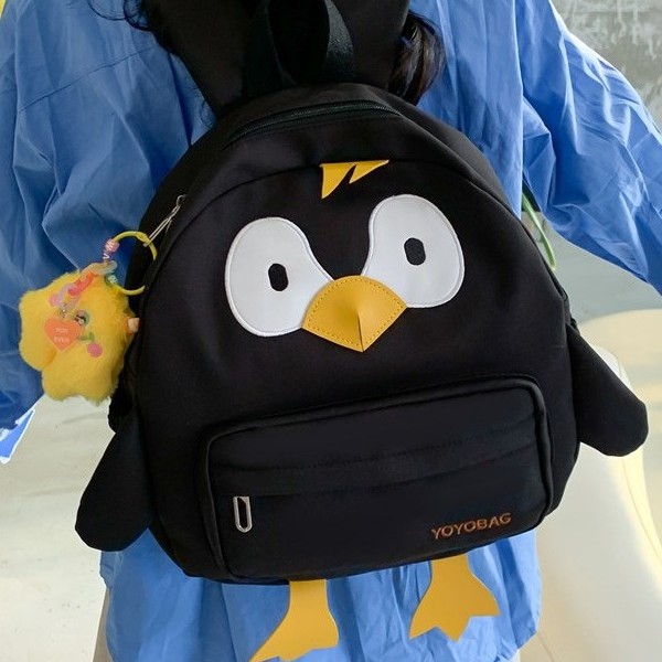 Stylish and cute 2025 New Gugu Chicken Commuter Bag, large capacity, cartoonish, fresh and versatile, girlish style schoolbag details Picture