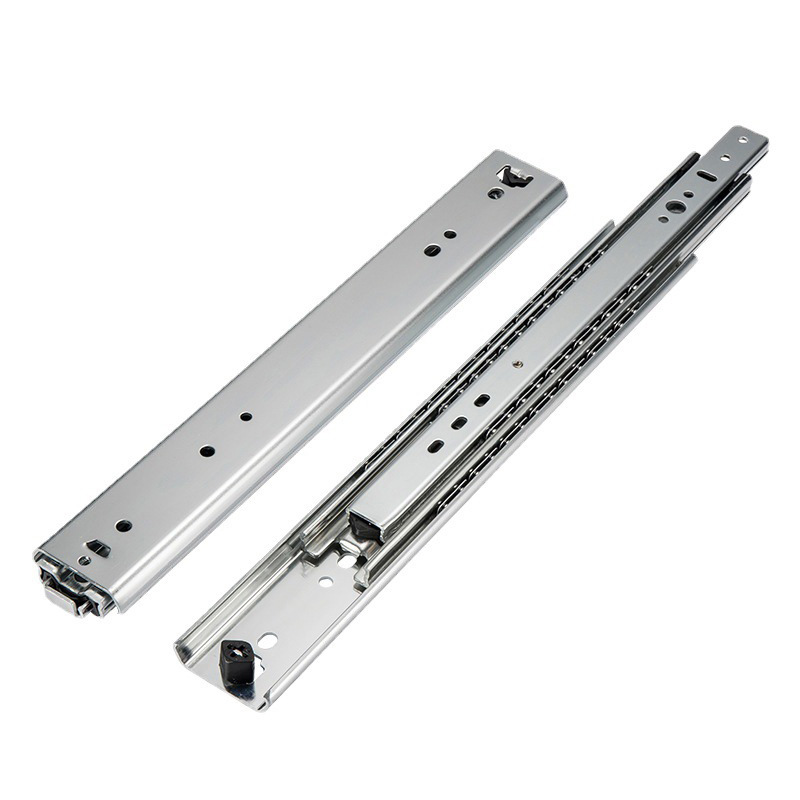 5320 Industrial heavy-duty slide rail, 53 wide three-section double steel ball frame load-bearing RV industrial financial equipment guide rail Item Picture