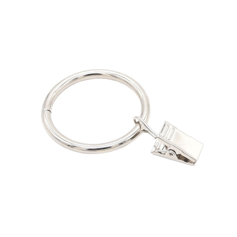 Yiwang direct supply hardware window decoration accessories, track rods, curtain ring clips, inner 25-63mm multi-color Roman ring hooks Item Picture