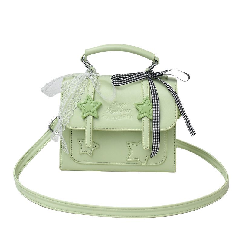 Fresh and sweet girl's casual backpack 2025 new style fashionable hand-carried single-shoulder bag Korean school style crossbody bag Item Picture