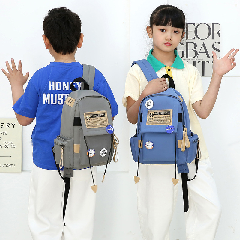 New children's schoolbags, Korean version kindergarten backpacks, cross-border large-capacity fashionable campus backpacks, wholesale study kits Specification drawing