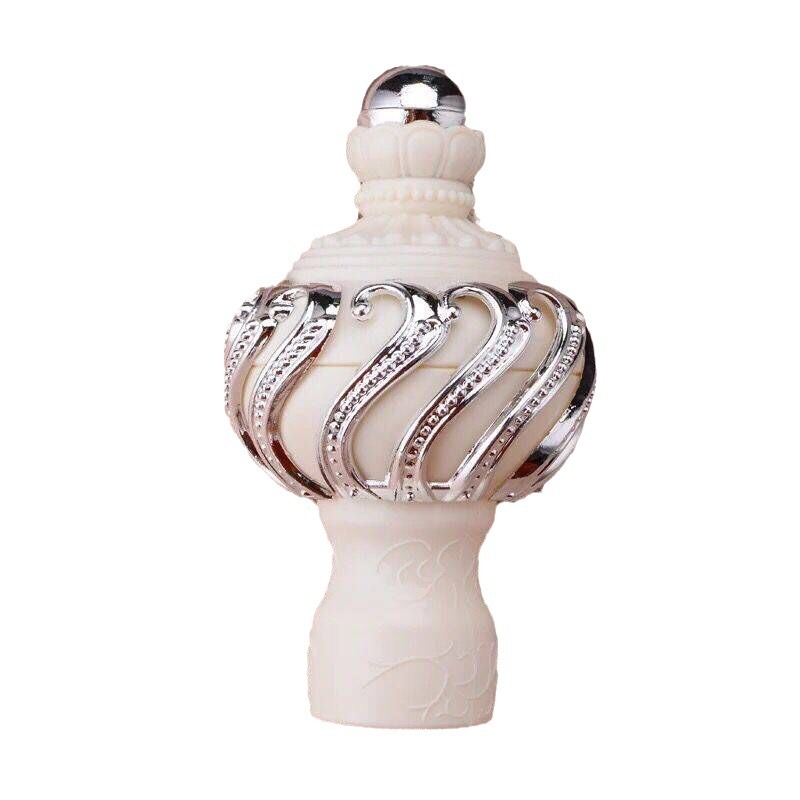 European and American spiral head curtain accessories, Roman rod decorative head, plug head, sealing sleeve head, artistic head, curtain rod decorative head Item Picture
