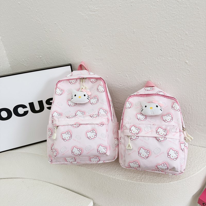 Cross-border Japanese-style cartoon boys' and girls' backpacks are cute and fun. Student schoolbags are stylish and printed travel small backpacks Specification drawing