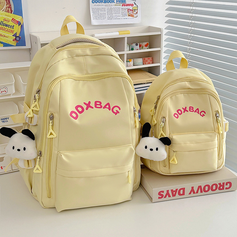Cross-border campus schoolbag, fashionable and sweet for students, girl backpack, high-end feel, lightweight travel backpack for junior and senior high school students full figure