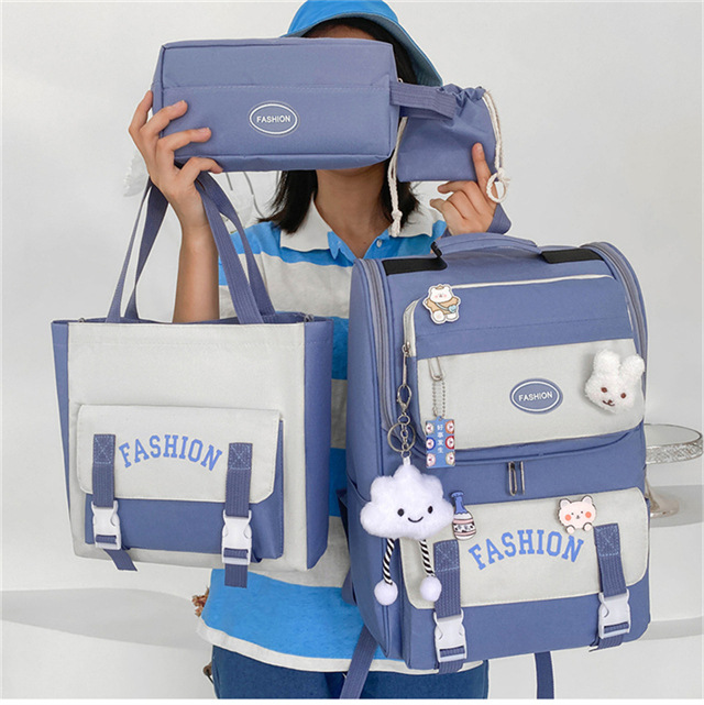 High appearance level, large capacity, lightweight, lightweight, versatile backpack, multi-functional tutorial bag for junior high school and senior high school students, handbag Application Scenario