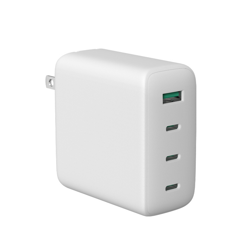 100W gallium nitride PD mobile phone charger, four-port multi-protocol smart fast charging head, laptop charger Item Picture