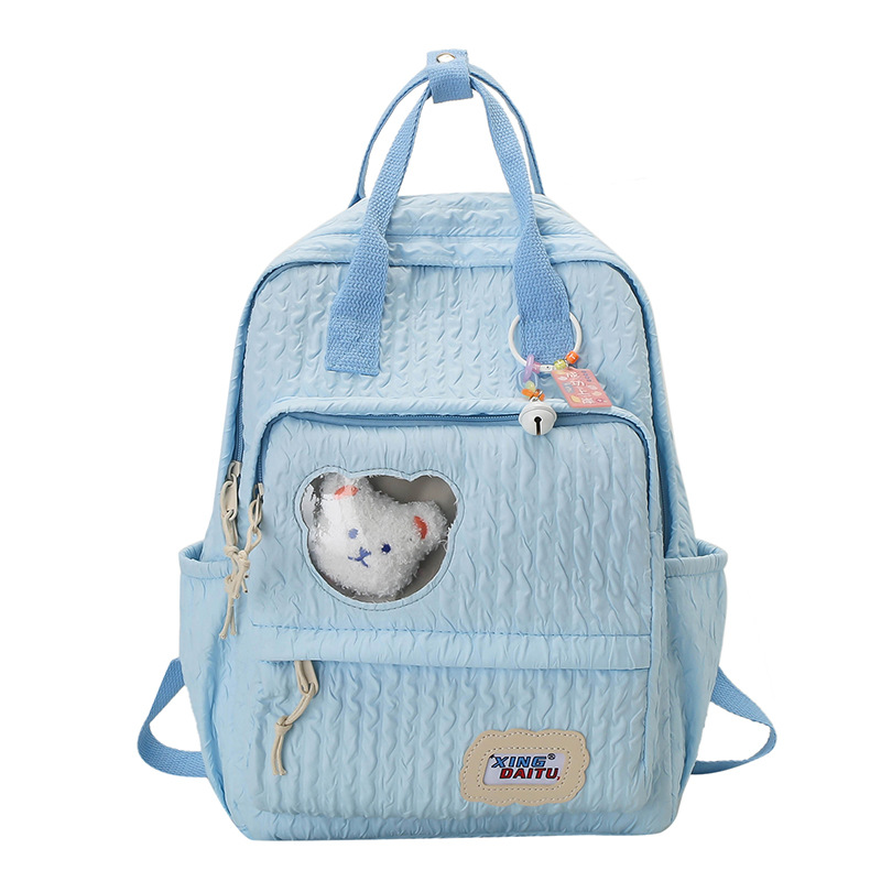High-appearation-level children's travel schoolbags, large-capacity backpacks, girls' junior high school schoolbags, primary school students' tutorial backpacks Item Picture