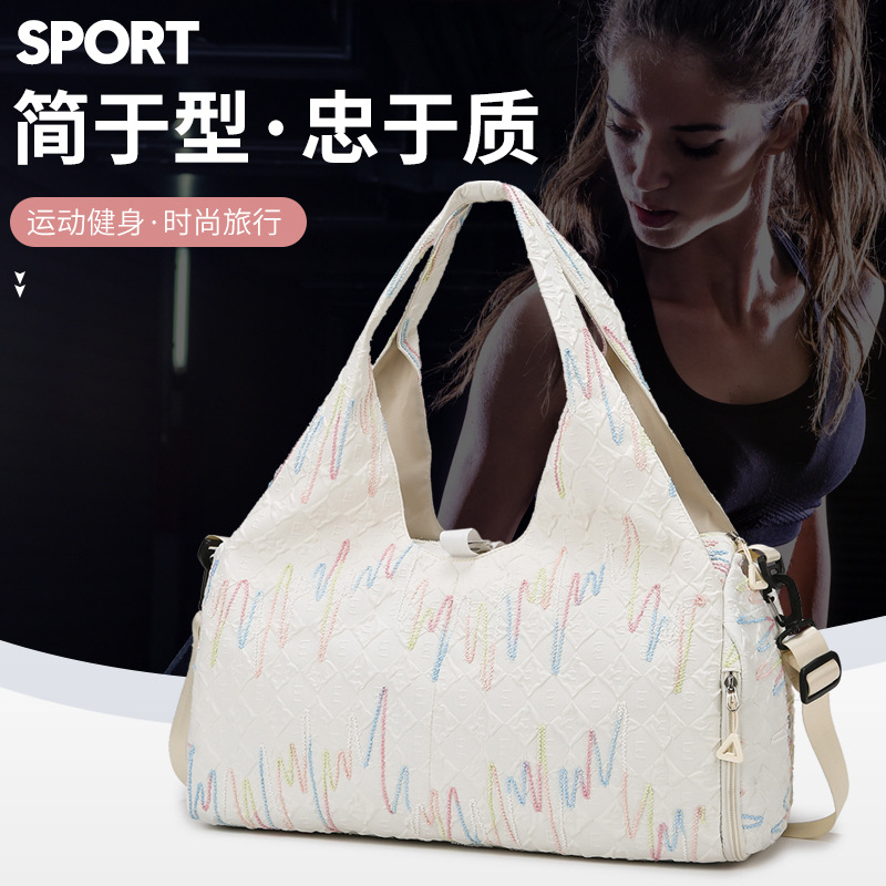 New crossbody bag, casual yoga bag, niche handbag, travel storage, travel bag, yoga mat and fitness bag full figure