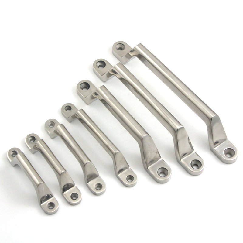304 stainless steel industrial handle, iron cabinet door handle, environmentally friendly large handle, industrial heavy equipment handle details Picture