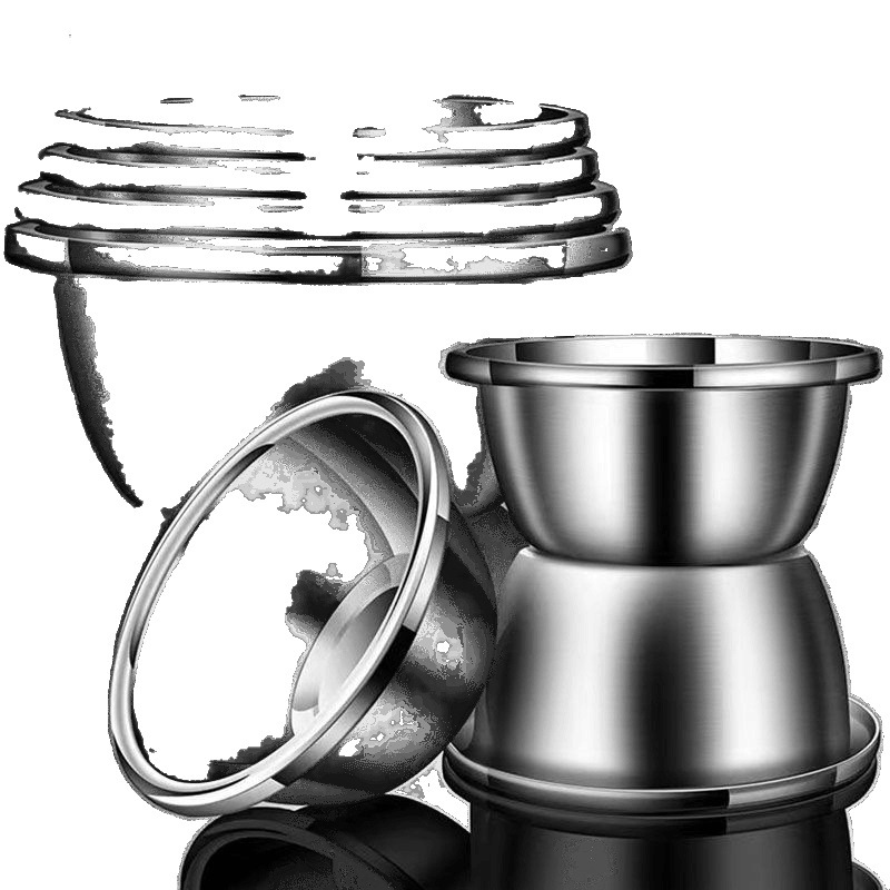 316L stainless steel kitchen and washbasin, household vegetable washing basin, thickened washbasin, baking soup basin, factory wholesale one piece Item Picture