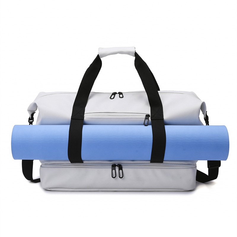 Large-capacity maternity storage bag, independent shoe compartment, yoga bag, fitness bag, travel dry and wet separation luggage bag details Picture