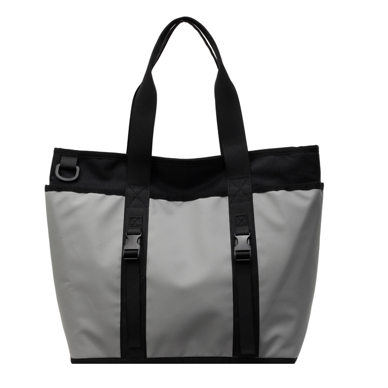 Cross-border large-capacity single-shoulder crossbody bag for men and women, simple, fashionable, casual, versatile and multi-functional single-shoulder bag Item Picture