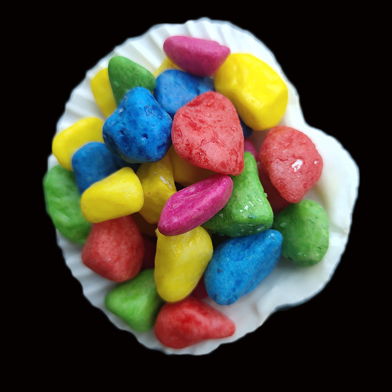 Long-term production of dyed colored stones, dyed seven-color pebbles, garden paving, bathtubs, decorative toys, and colorful small stones Application Scenario