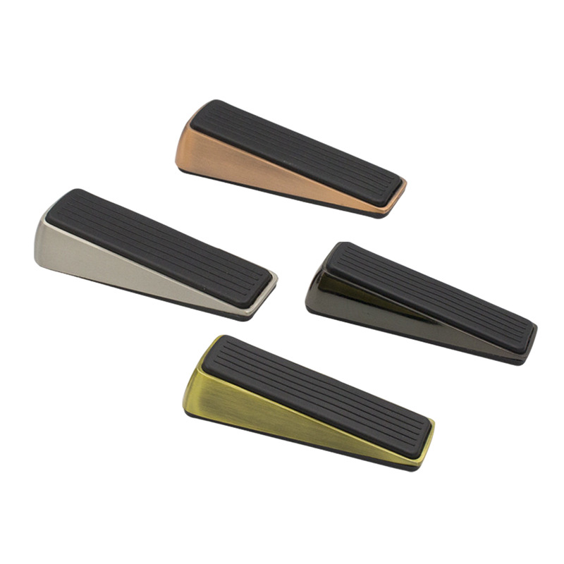 Mobile top door stopper, anti-collision door stop, zinc alloy door stopper, anti-slip rubber door plug, underground door stopper, top door stopper Item Picture