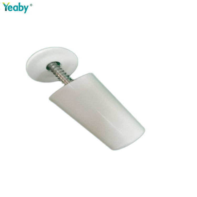 Aluminum alloy roller shutter accessories with nut core anti-lifting device and plastic decorative cover plug full figure