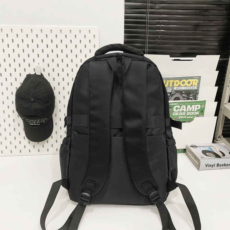 New large-capacity schoolbag for men, cool and trendy couple casual backpacks, Korean version of ins computer backpacks for junior and senior high school students Specification drawing