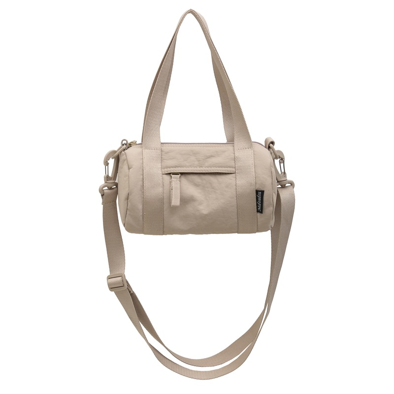 Crossbody bag 2025 Sporty and trendy, large-capacity cylindrical bag, color-blocking hand-held pillow bag, casual single-shoulder bag, handbag Item Picture