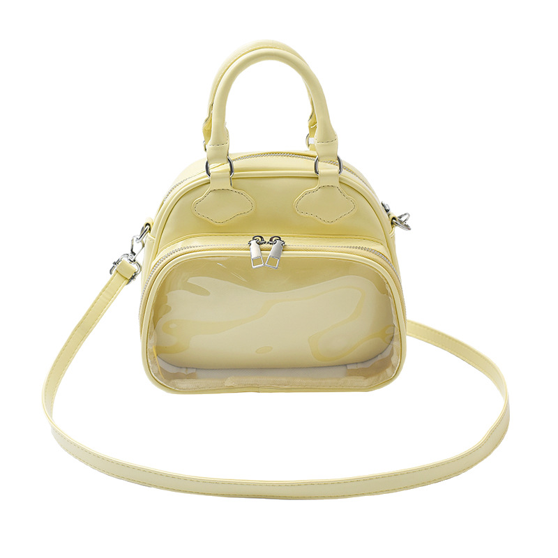 Trendy transparent hand-held underarm bag for women 2025 new style, fashionable large-capacity single-shoulder bag, versatile and simple crossbody bag Item Picture