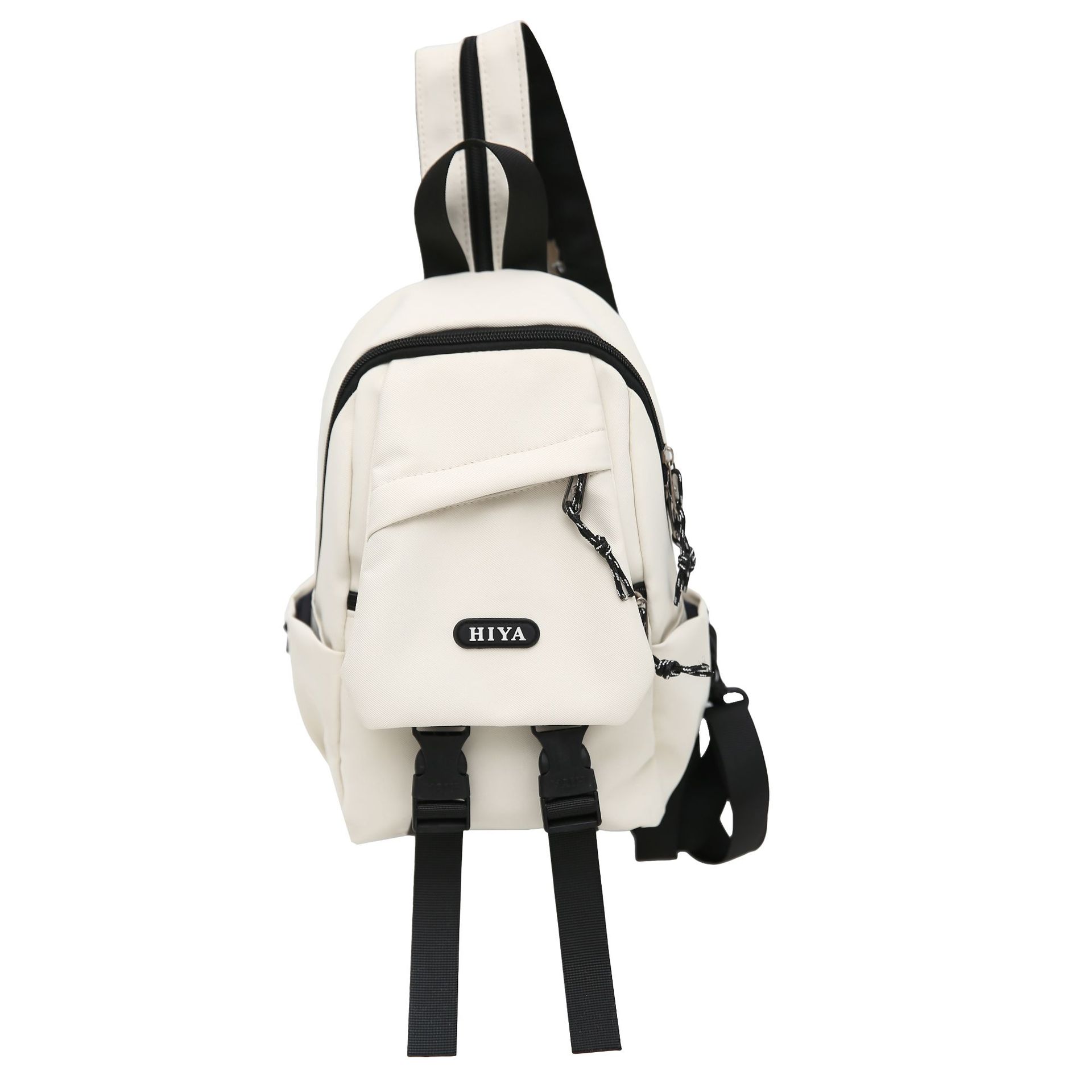 Men's crossbody bag, Japanese trendy brand chest bag, men's functional sports single-shoulder bag, men's casual and lightweight commuting backpack Item Picture
