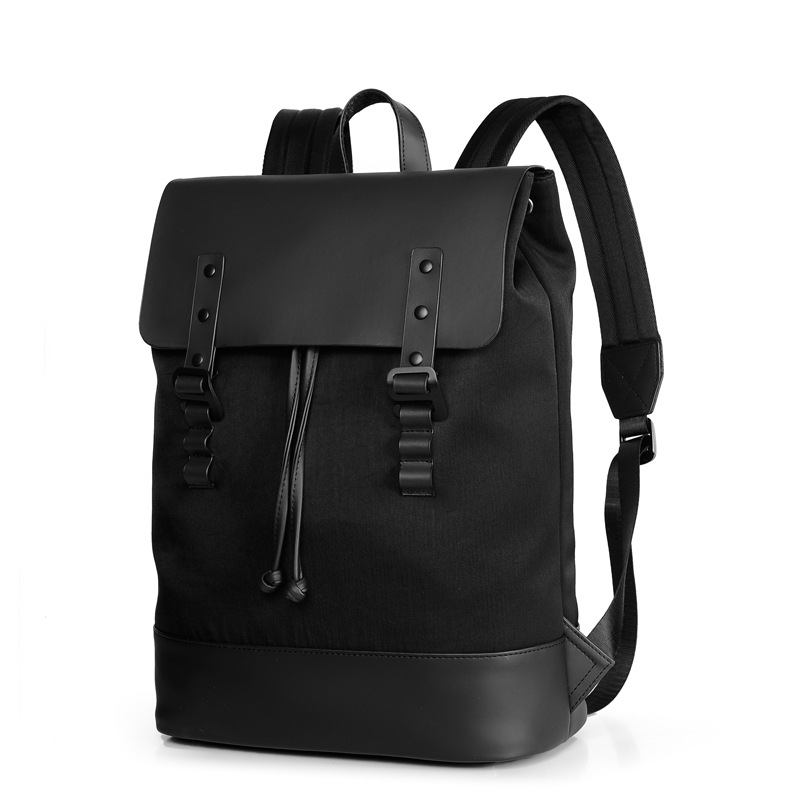 Cross-border men's simple large-capacity travel backpack, casual school bag for junior and senior high school students, computer bag, business backpack Item Picture