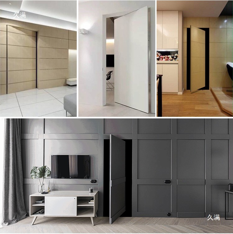 360-degree rotating axis floor spring wooden door top and bottom hinges, frame door floor hinges, non-automatic door hinges, heavy-duty details Picture