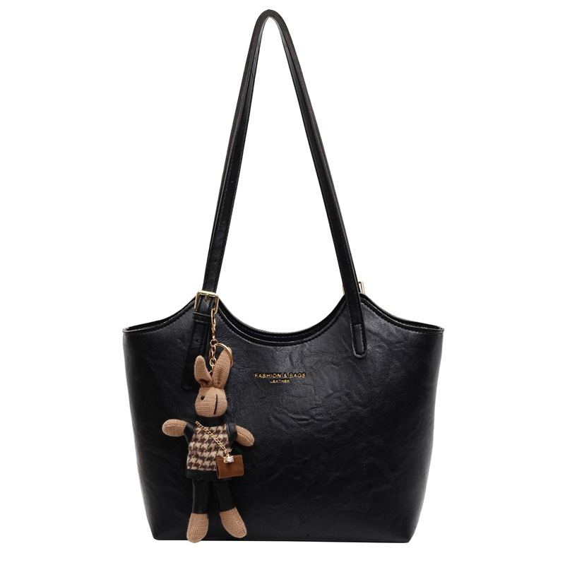 Casual work commuting bag, women's large-capacity underarm bag, 2024 new retro versatile single-shoulder shopping tote bag Item Picture