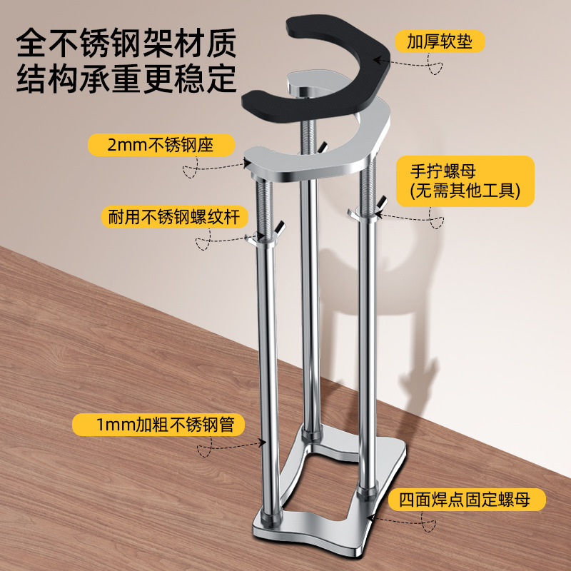 Cross-border stainless steel kitchen sink, under-sink support frame, hand washing basin support frame, solid support frame Application Scenario