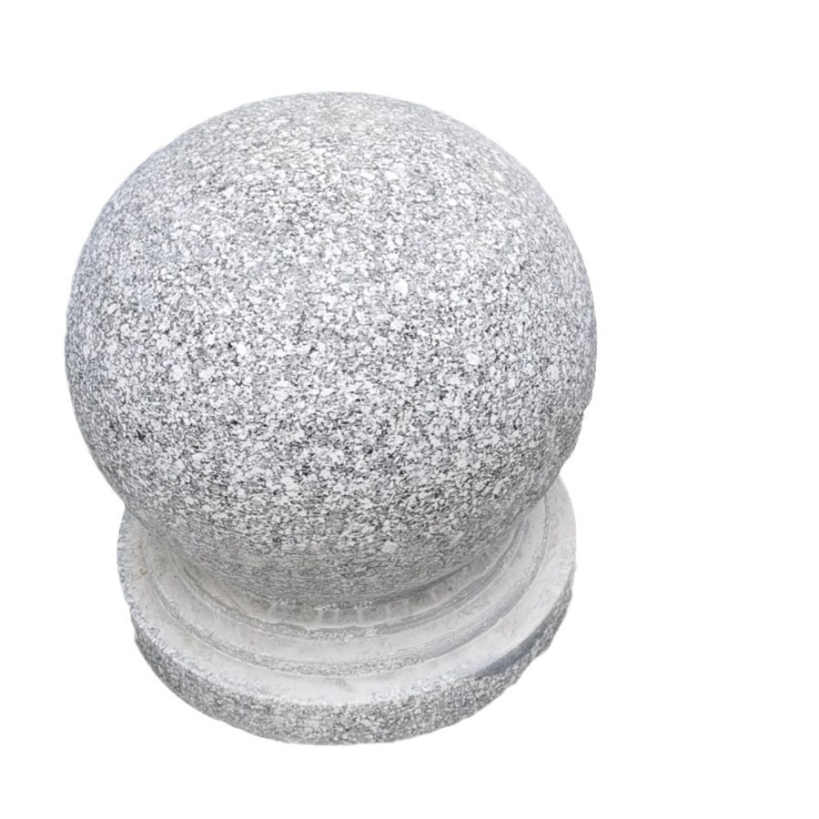 Outdoor park car-blocking balls, stone-like car-blocking balls, marble car-blocking balls, stone balls, roadblocks, car-blocking stones, piers, round balls Item Picture